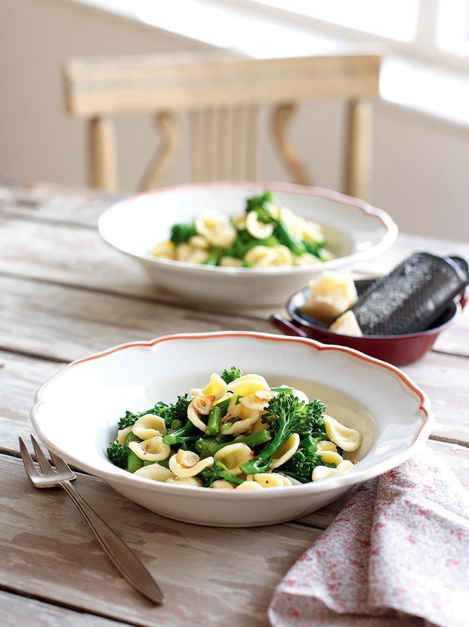 Tenderstem broccoli, chilli and Pecorino pasta recipe delicious. magazine