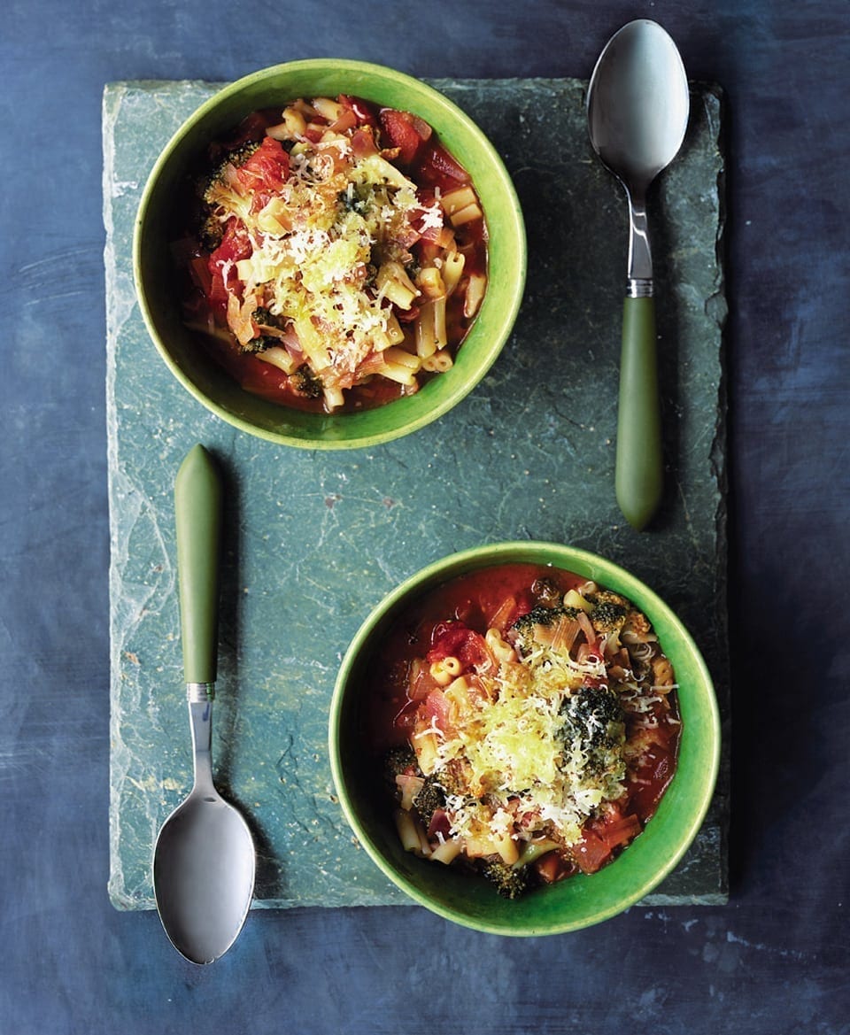 Broccoli and pasta soup recipe | delicious. magazine