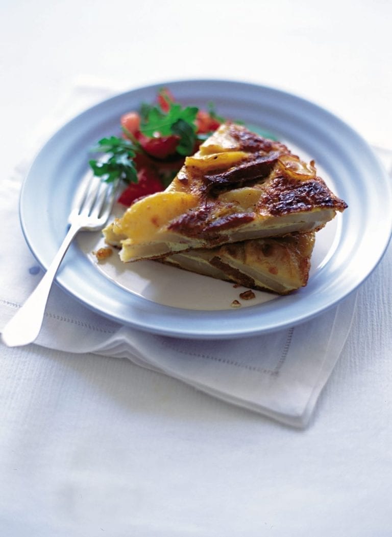Chorizo frittata