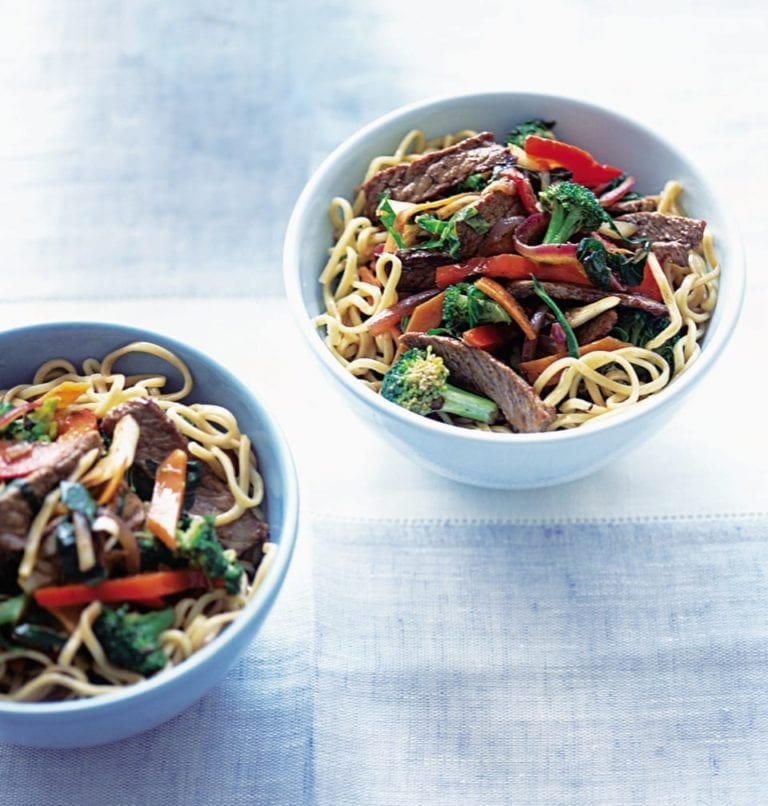 Steak and five-spice stir-fry