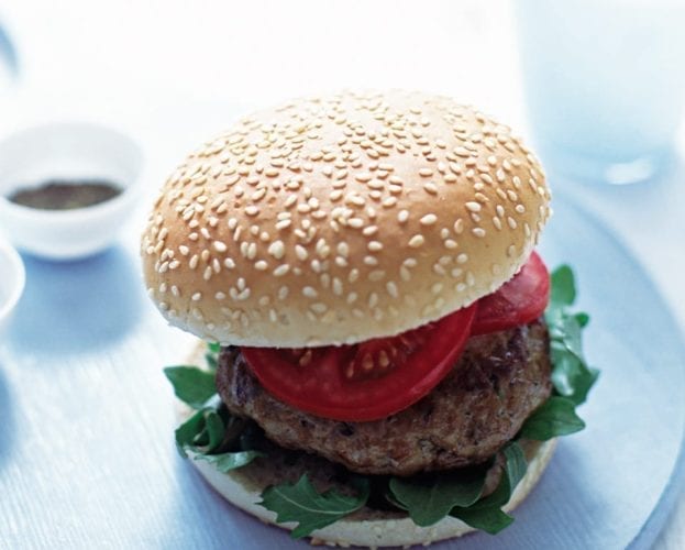 Thai pork burgers