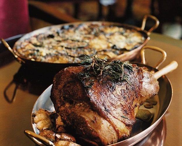 Harissa-spiced slow-roast lamb