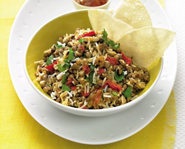 Cheat’s beef biryani
