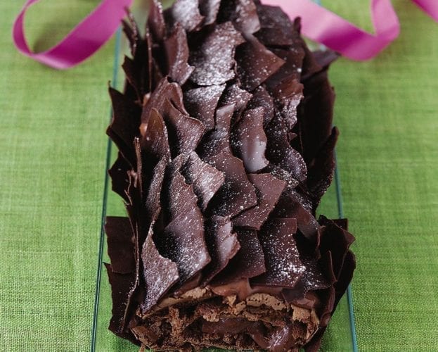 Christmas yule log