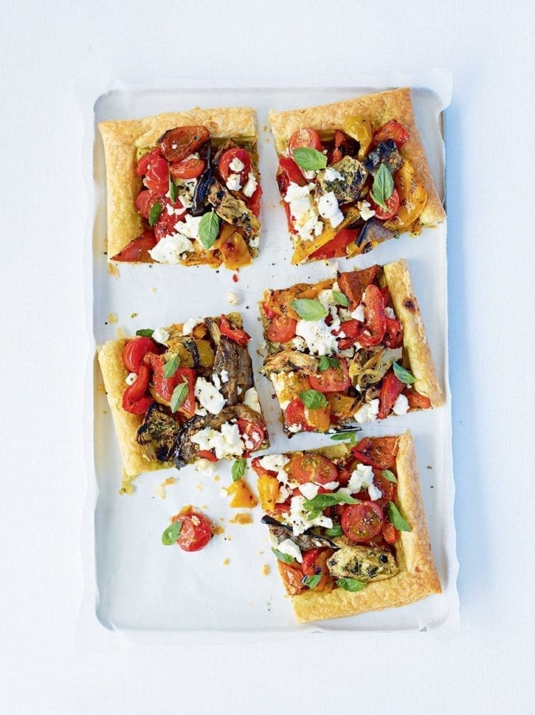 Cheat’s antipasti tart