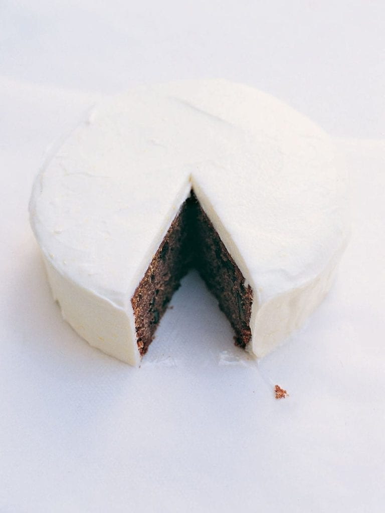 Carrot cake with cream cheese frosting