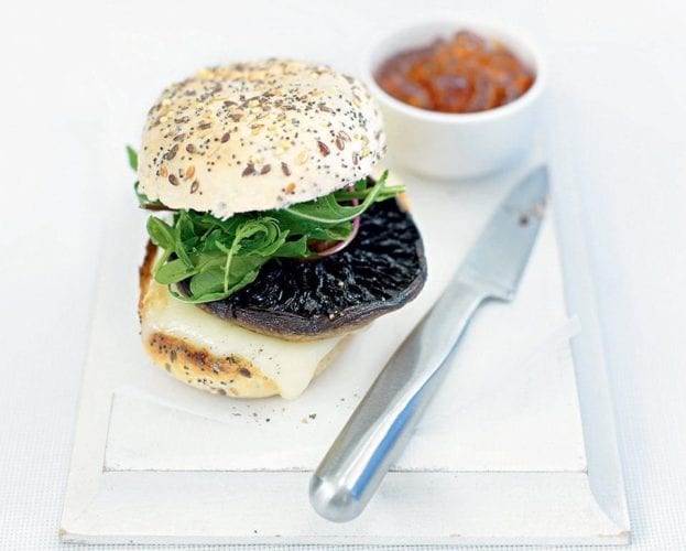 Portobello mushroom burgers