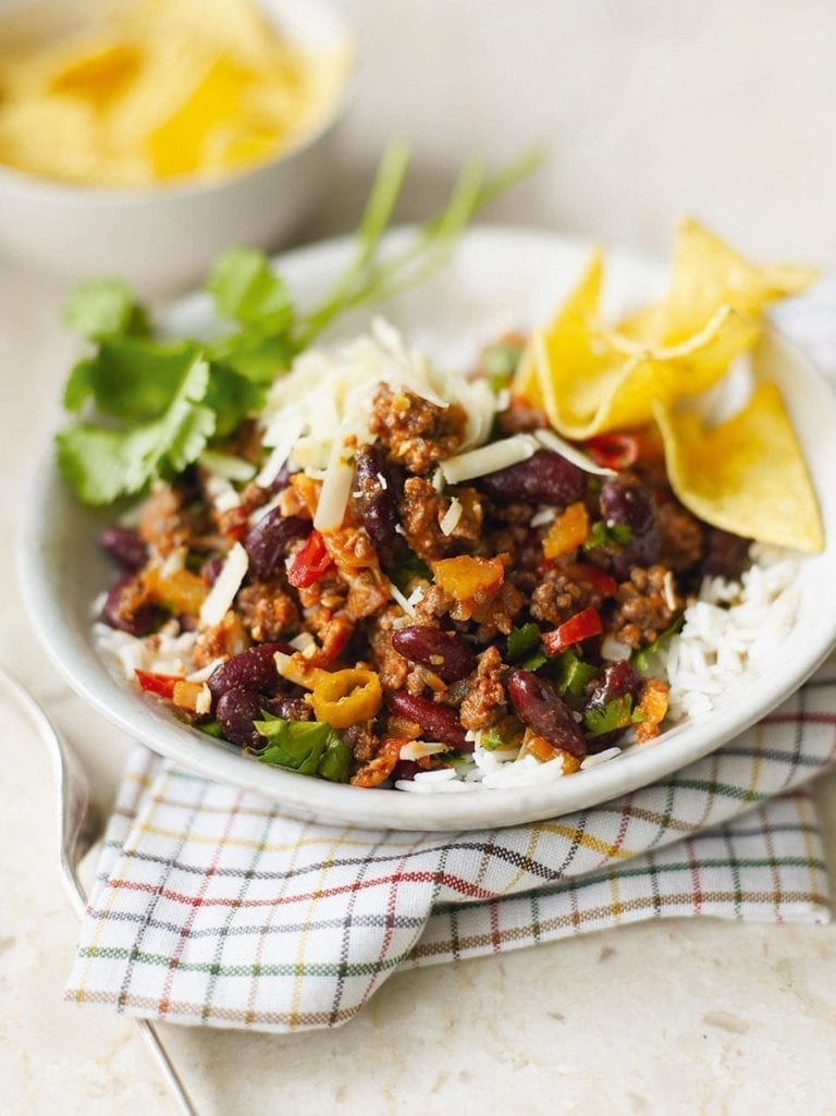Spiced beef chilli