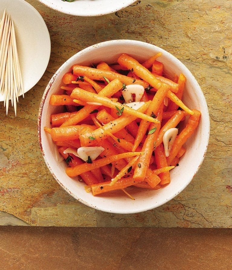 Marinated baby carrots