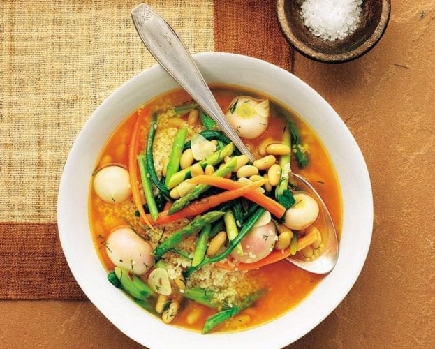 Spring vegetable couscous