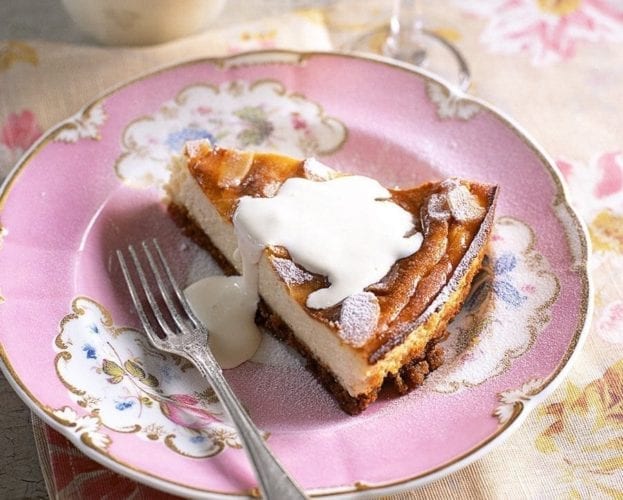 Theo Randall’s torta della nonna (lemon custard tart with pine nut topping)