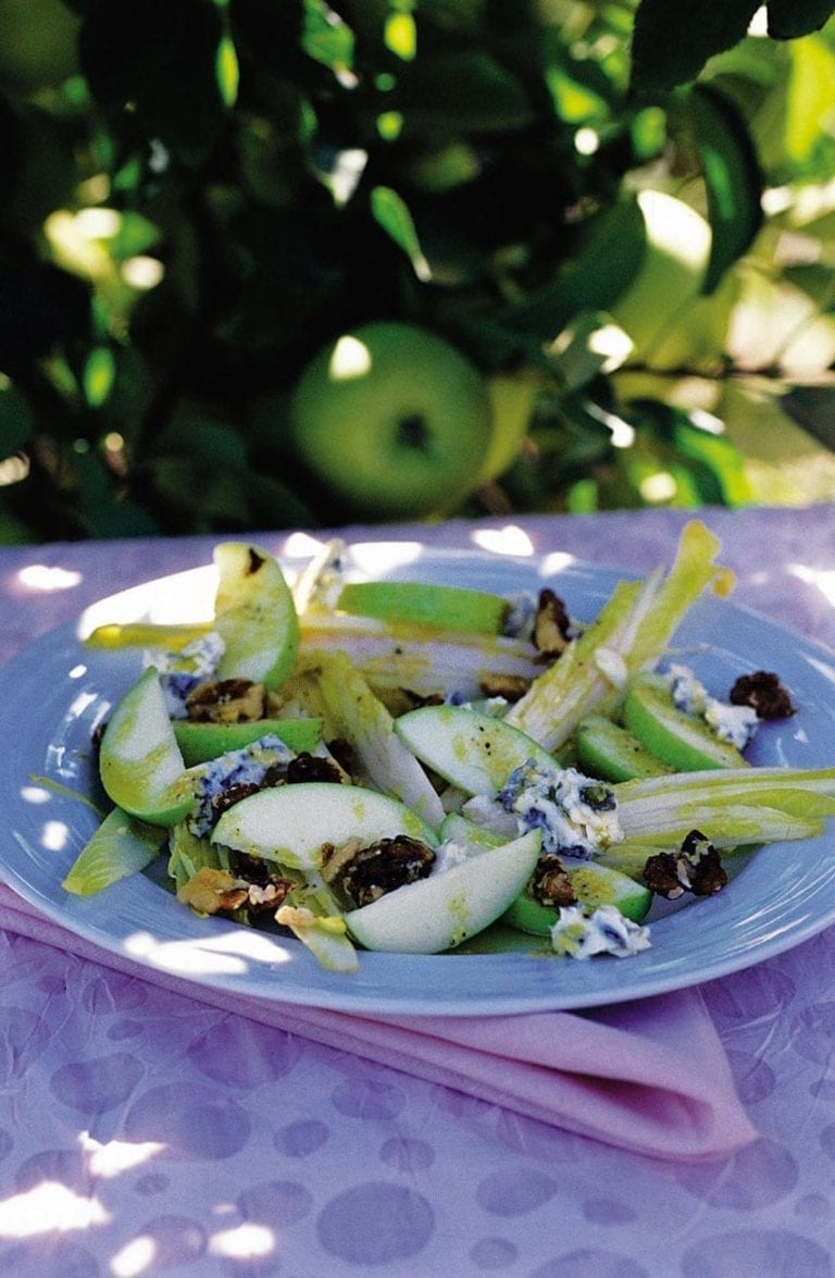 French chicory and apple salad