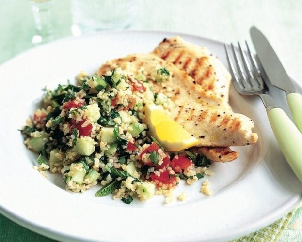 Bulgur wheat tabouleh
