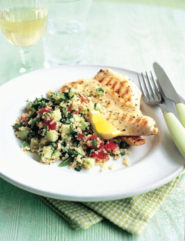 Bulgur wheat tabouleh