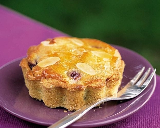 cherry almond tartlets
