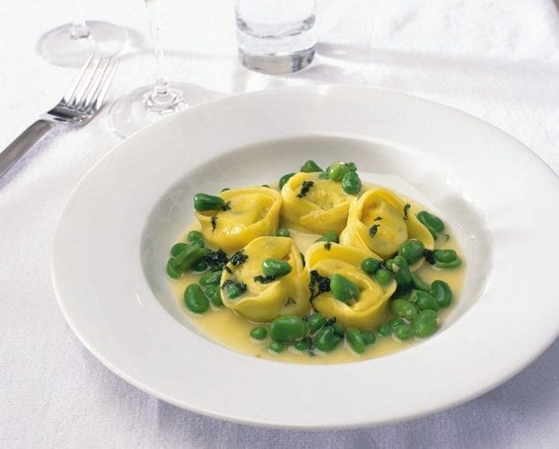 Goat's cheese tortellini
