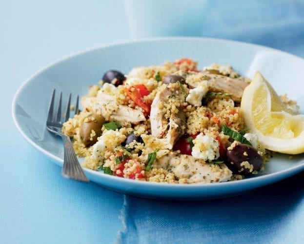 chicken and feta couscous