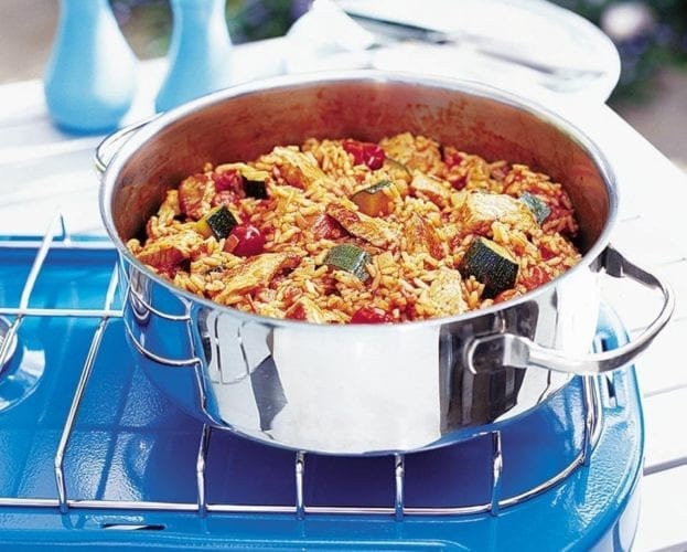 Moujadara (Lebanese rice and lentils)