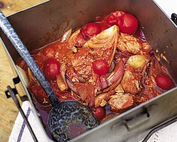 Tuna and tomato fry-up