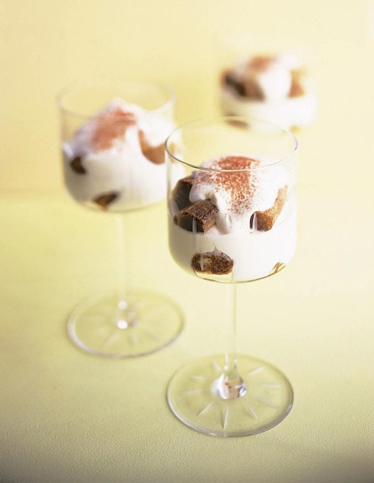 Low calorie tiramisu