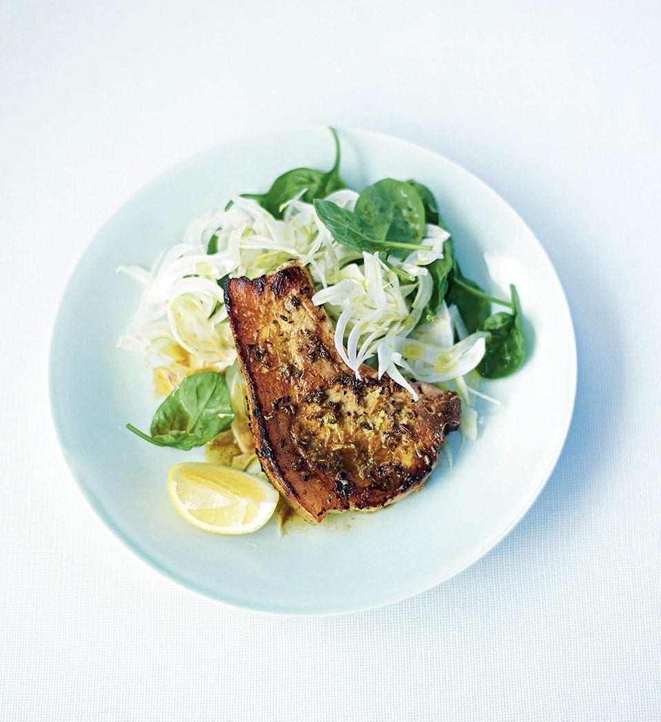 Pork chops with fennel recipe delicious. magazine
