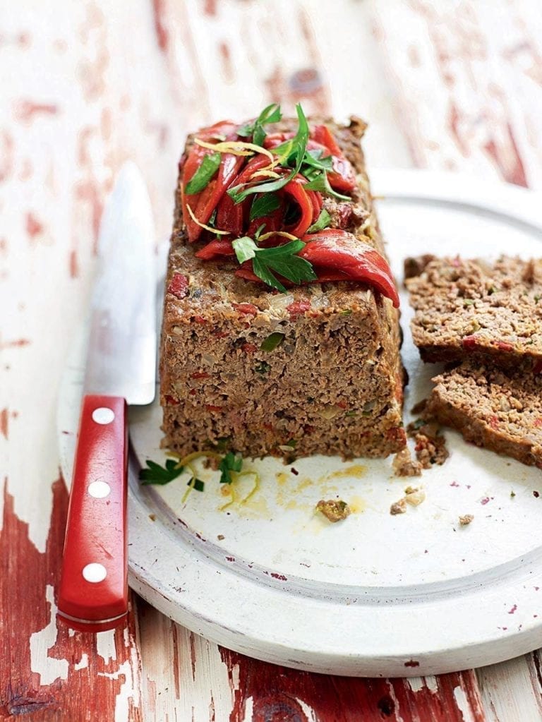 Chilli and pepper meatloaf