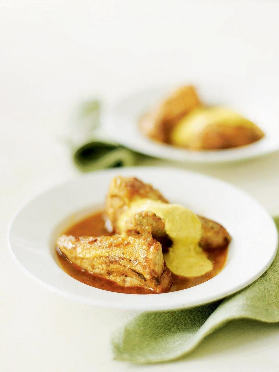 Poached chicken and coronation sauce recipe | delicious. magazine