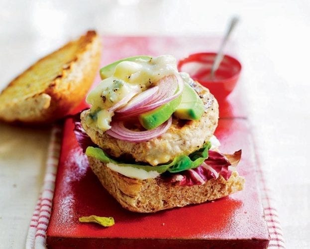 Mexican chicken burgers