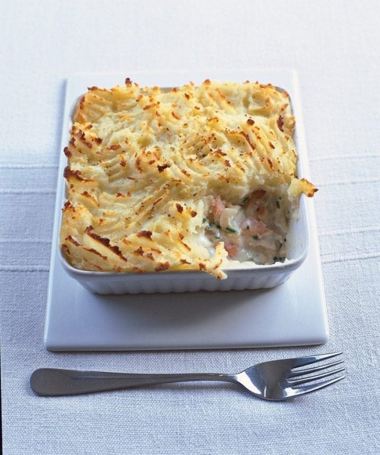 Seafood pie