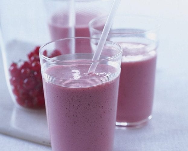 Strawberry and banana smoothie