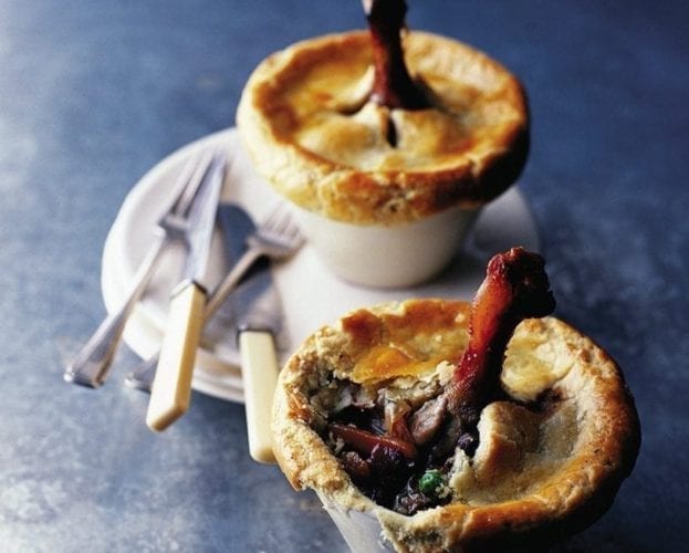 Chinese spiced beef pie