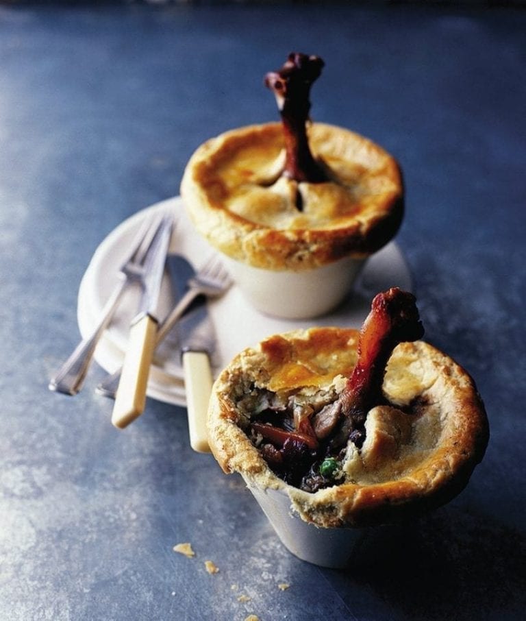 Roast duck pies