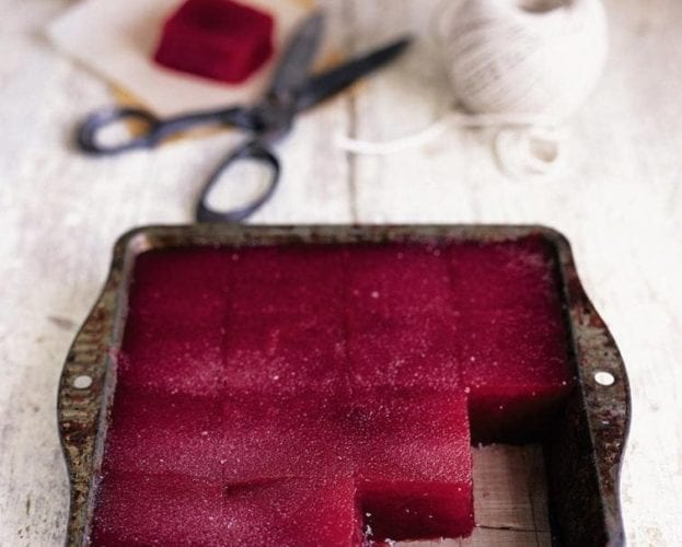 Damson and apple cheese