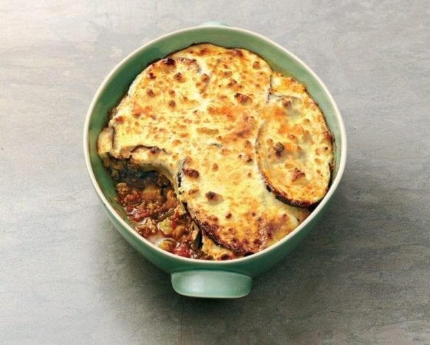 Greek lamb moussaka