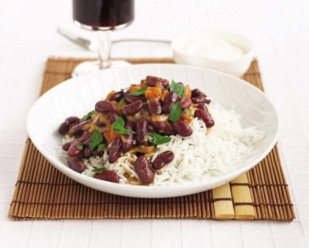 Quick chilli with rice