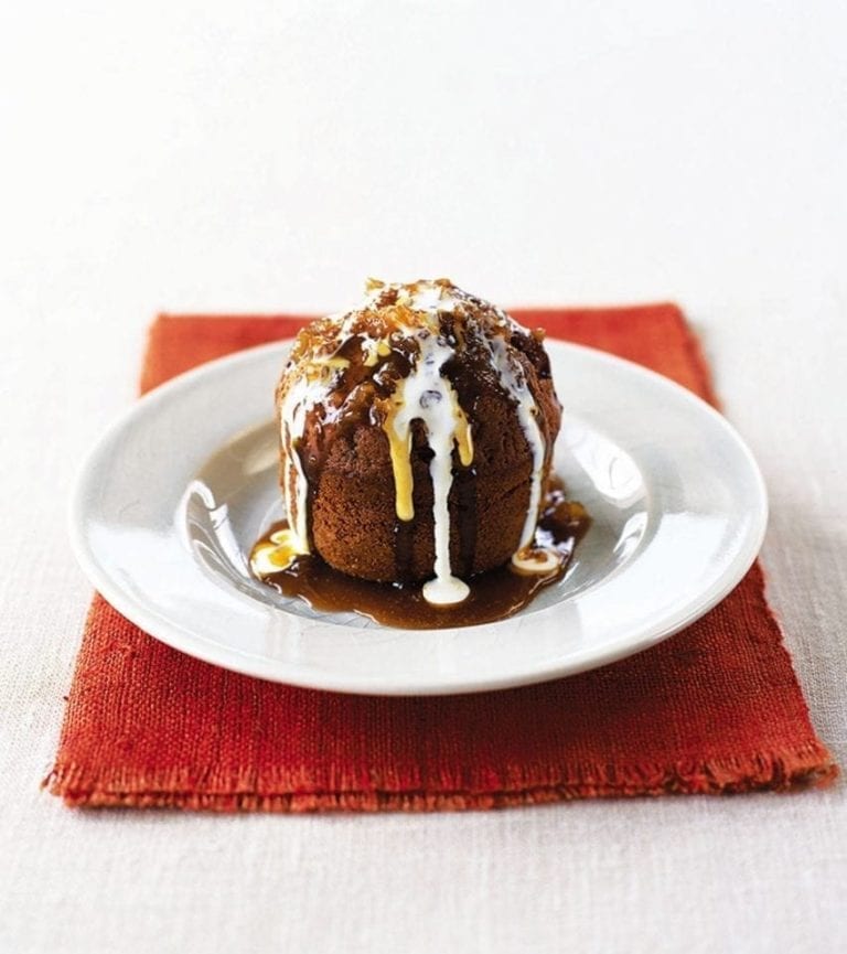 Stem ginger puddings