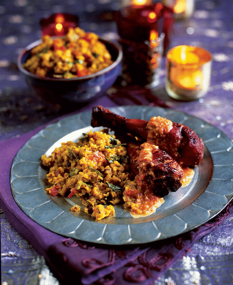 Murgh tikka makhani, Indian spiced chicken