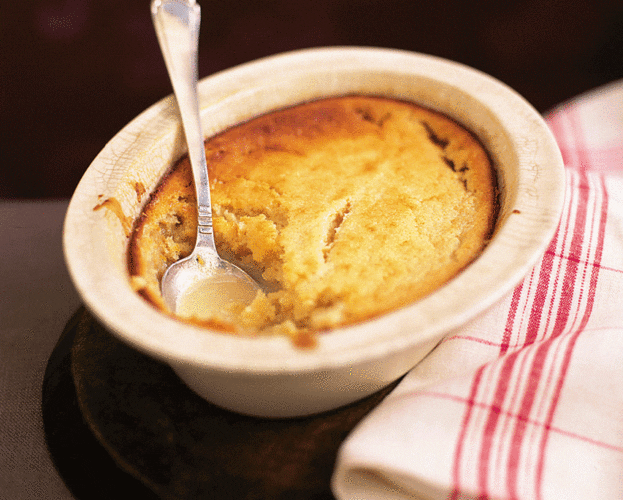 Lemon sponge pudding