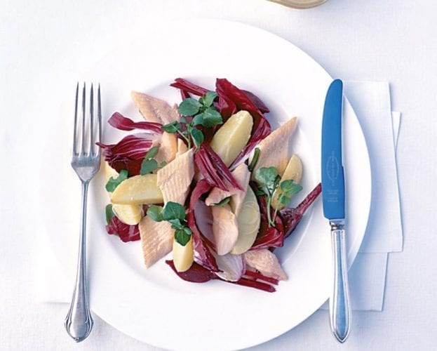 Grilled trout with fennel remoulade
