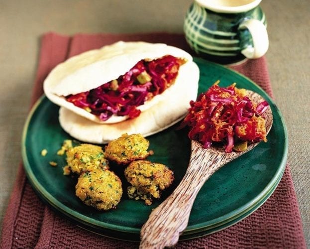 homemade falafel