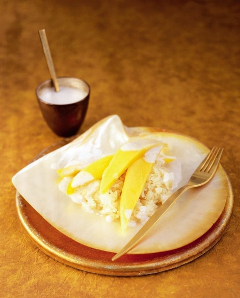 Thai sticky rice with mango