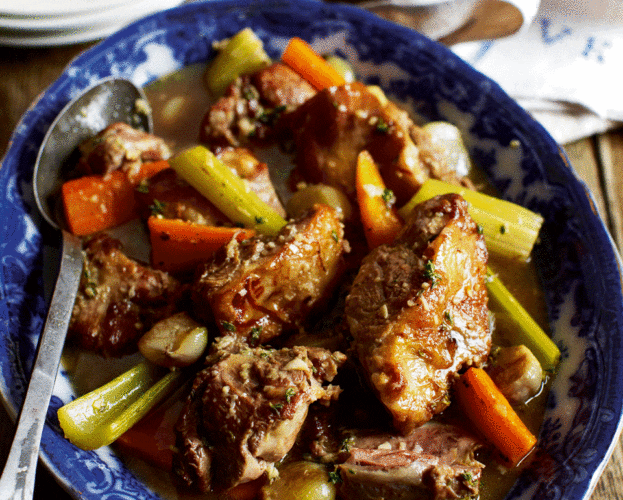slow-cooked lamb