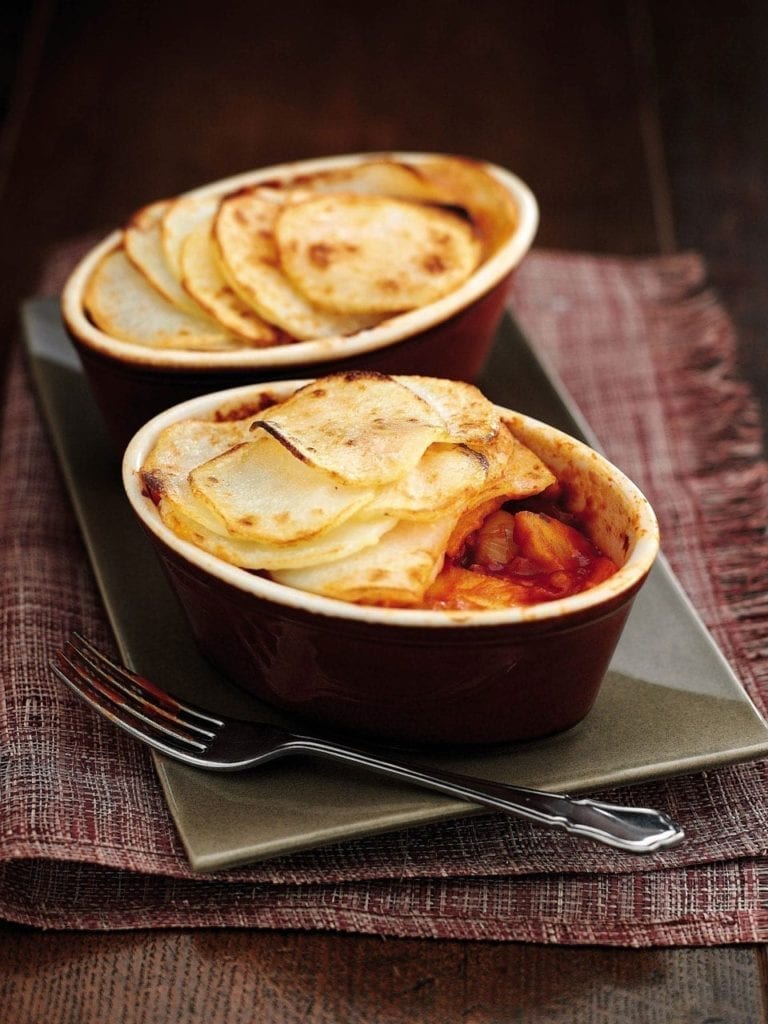 Vegetarian Lancashire hotpots