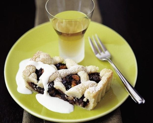 Mincemeat and custard bundt cake