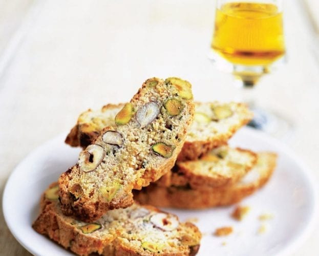 Grana Padano and hazelnut cantuccini