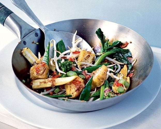 Crispy tofu stir-fry