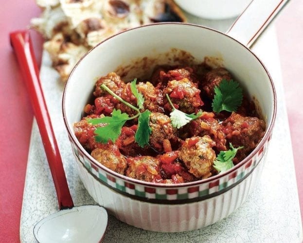 Spiced meatball curry