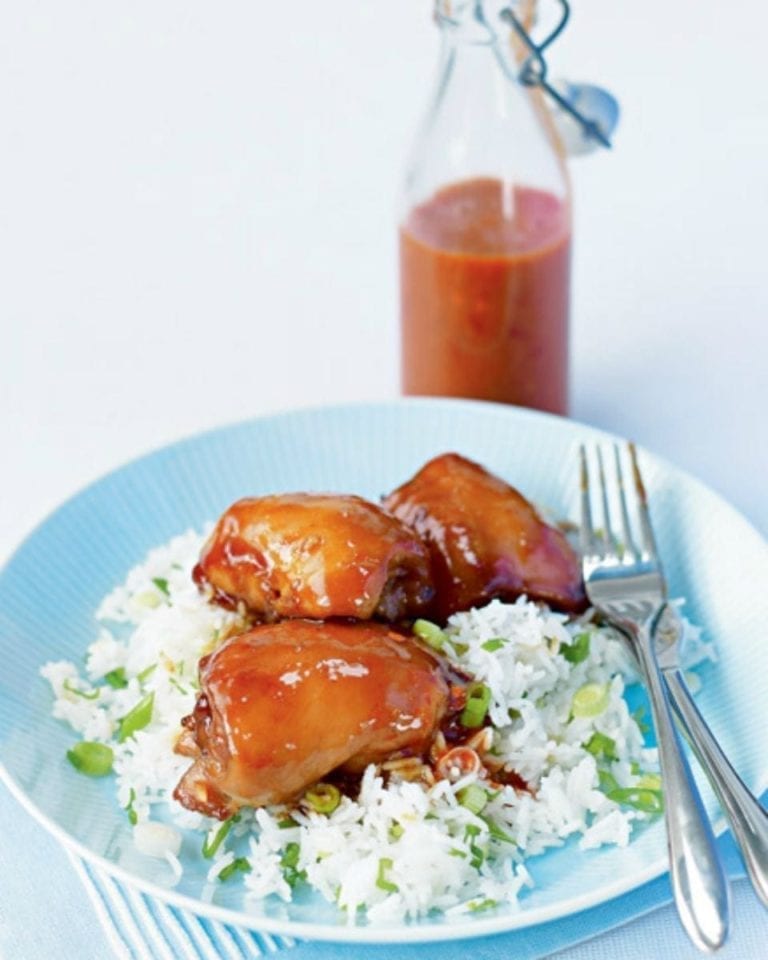 Sticky chicken