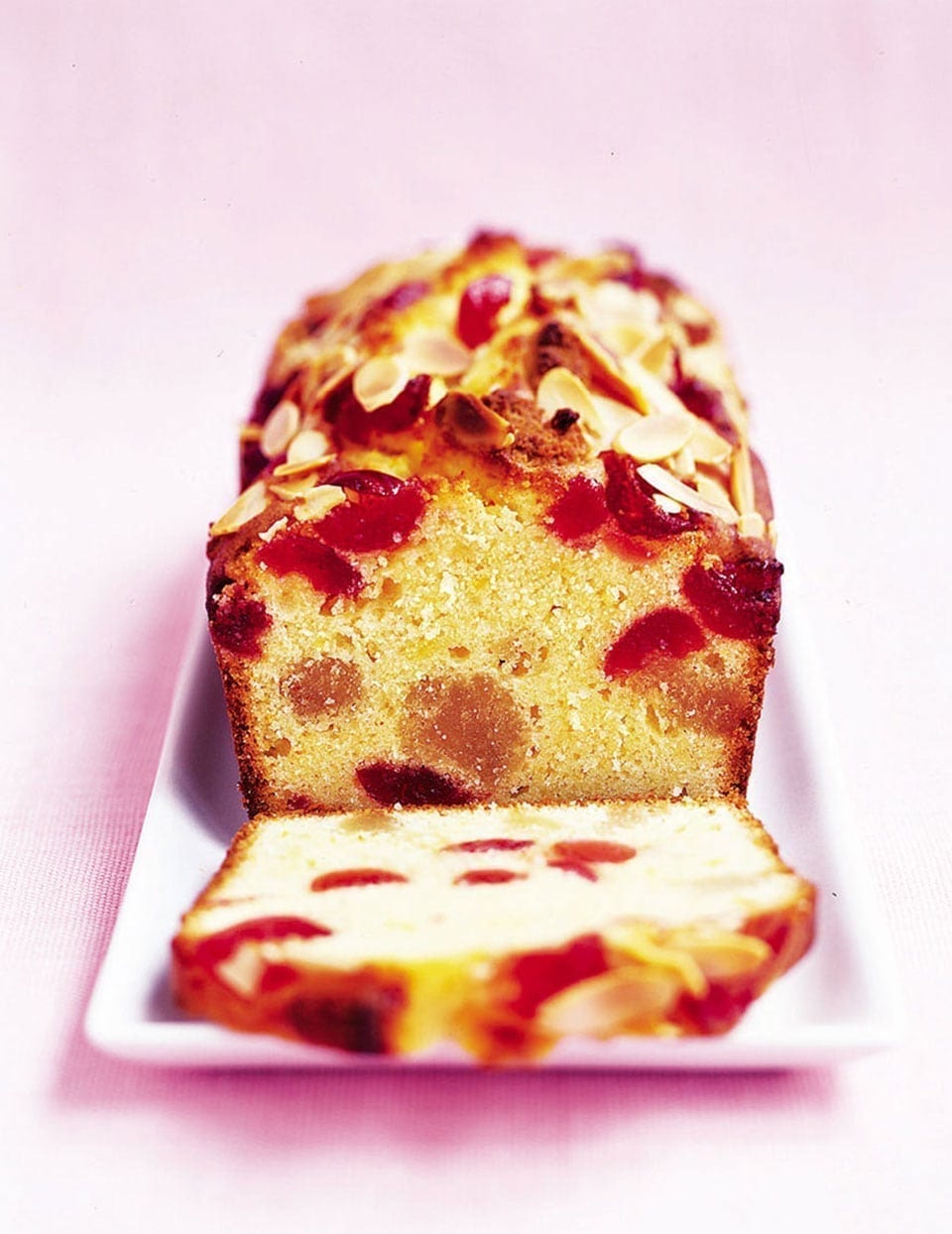 Easy Cherry Madeira Cake Loaf Recipe with Almond - Tastefully Vikkie
