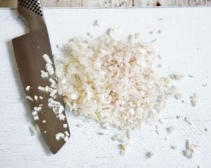 How to chop a shallot